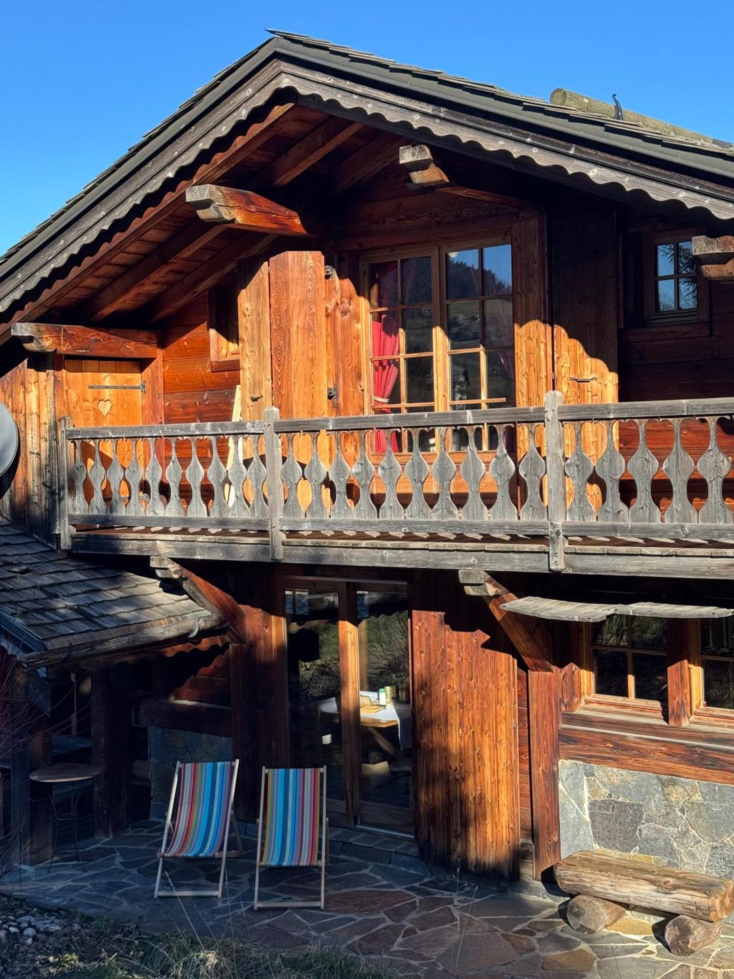 Chambres Et Mazots Du Chalet De Mado Megève Buitenkant foto